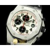 오데마피게 Royal Oak Chronograph SS/LE White/Blk A7750 Sec@12 -AP0162