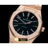 오데마피게 Royal Oak 15400 RG/RG Black Swiss 2824 -AP0192B