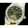오데마피게 Royal Oak Tourbillon SS/SS Black Real Tourbillon -AP0210B