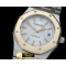 오데마피게 Royal Oak Jumbo Auto SS/YG TT White Swiss Eta 28242 -AP0214A
