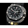 오데마피게 2011 Royal Oak Chronograph CER/RU Blk A7750 Sec@12 -AP0237B