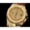 오데마피게 Royal Oak Chrono YG/LE Champagne Gold Bling A7750 -AP0283