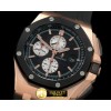 오데마피게 2011 Royal Oak Chronograph RG/LE Black A7750 Sec@12 -AP0285