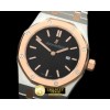 오데마피게 Royal Oak Ladies SS/RG Black SQtz -AP0305C