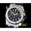 오데마피게 Royal Oak Offshore Diver Chrono SS/RU Blue JF A3126 -AP0337