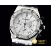 오데마피게 Royal Oak Ladies Chrono SS/RU Diam Bez White VK Qtz -AP0345B