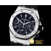 오데마피게 Royal Oak Ladies Chronograph SS/RU Black VK Qtz -AP0351A