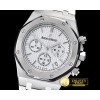 오데마피게 Royal Oak Chronograph Ref. 26320 SS/SS White VK Qtz -AP0357A