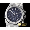 오데마피게 Royal Oak Chronograph Ref.26320 SS/SS Blue VK Qtz -AP0357C