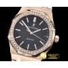 오데마피게 Royal Oak 15400 RG/RG Diam Black JHF M9015/3120 -AP0364A