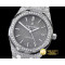 오데마피게 Royal Oak 15400 SS/SS Diam Grey JHF M9015/3120 -AP0365B