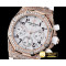 오데마피게 Royal Oak Ladies Chrono RG/RU Wht Num Diam Bez VK64 -AP0369B