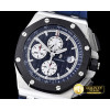 오데마피게 AP Royal Oak Chrono SS/RU Blue A3126Noob -AP0370A