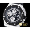 오데마피게 AP Royal Oak Chrono SS/RU Black JHF A3126 Secs@9 -AP0375B