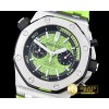 오데마피게 ROO Basel 2016 Diver Chrono SS/RU JHF Green A7750 Mod3 -AP0383C