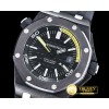 오데마피게 Royal Oak Diver Forged Carbon CF/RU Blk/Yllw V6F A23J -AP0401