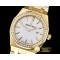 오데마피게 Royal Oak Ladies 33mm YG/YG White JF Swiss ETA Quartz -AP0405B