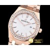 오데마피게 Royal Oak Ladies Diams 33mm RG/RG Wht JF Swiss Quartz -AP0407B
