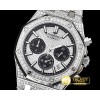 오데마피게 Royal Oak Chrono 26320ST Diams SS/SS Ice Bling VK Qtz -AP0414