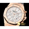 오데마피게 Royal Oak Chronograph 26320ST RG/LE White JHF A7750 -AP0419C