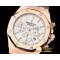 오데마피게 Royal Oak Chronograph 26320ST RG/LE White JHF A7750 -AP0419C