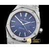 오데마피게 Royal Oak Jumbo 15400 Frosted SS/SS Blue Asia 21J Mod -AP0499D