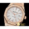 오데마피게 Royal Oak 15400 Frosted RG/RG White Asia 21J Mod 3120 -AP0508A