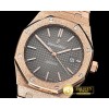 오데마피게 Royal Oak 15400 Frosted RG/RG Grey Asia 21J Mod 3120 -AP0508B