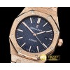 오데마피게 Royal Oak 15400 Frosted RG/RG Blue Asia 21J Mod 3120 -AP0508C