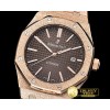 오데마피게 Royal Oak 15400 Frosted RG/RG Brown Asia 21J Mod 3120 -AP0508D