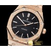 오데마피게 Royal Oak 15400 Frosted RG/RG Black Asia 21J Mod 3120 -AP0508E