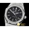 오데마피게 AP Royal Oak 37mm Frosted SS/SS Black JHF MY9015 -AP0511D