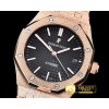 오데마피게 AP Royal Oak 37mm Frosted RG/RG Black JHF MY9015 -AP0513C