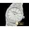 오데마피게 AP Royal Oak 33mm Frosted SS/SS White JHF V2 Swiss Qtz -AP0530C