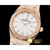 오데마피게 AP Royal Oak 33mm Frosted RG/RG White JHF V2 Swiss Qtz -AP0532E