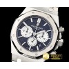 오데마피게 Royal Oak Chronograph 26331ST SS/SS Blue/Wht OMF A7750 -AP0558