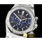 오데마피게 Royal Oak Chronograph 26331ST SS/SS Grey/Blue OMF A7750 -AP0568B