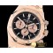 오데마피게 Royal Oak Chronograph 26331ST RG/RG Black OMF A7750 -AP0569D