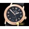 블랑팡 Leman Grande Date RG/LE Black/Num Asia 2824 Mod -BLP042