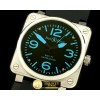 벨&로스 BR0192 Automatic SS/RU Black/Blue A2836 -BR068A
