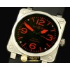 벨&로스 BR0192 Automatic SS/RU Black/Red A2836 -BR073