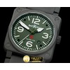 벨&로스 BR0392 PVD/RU Green Jap M9015 -BR078C