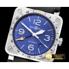 벨&로스 BR0393 GMT 42mm Automatic SS/LE Blue Asia 2836 -BR092