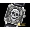 벨&로스 BR01 2016 Burning Skull Ltd Ed SS/LE Black Asia 23J -BR093A