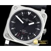 벨&로스 BR0392 Horograph Sandblasted SS/LE Black V2 Miyota 9015 -BR097