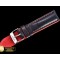 브라이틀링 Breitling Gloss Black Red Stitch Leather Strap -BRACC010