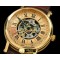 브레게 Jubilee Skeleton Auto YG/LE Gold Roman Asian 2824 -BRE050B