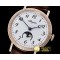 브레게 Breguet Classique MoonPhase Diam RG/LE White MY9015 Mod -BRE071B