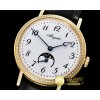브레게 Breguet Classique MoonPhase Diam YG/LE White MY9015 Mod -BRE072B
