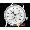 브레게 Classique MoonPhase Ref.3300 SS/LE White MY9015 Mod -BRE081